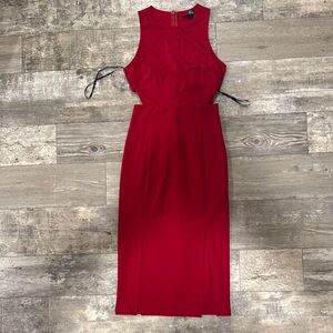 Forever 21 Red Midi Dress